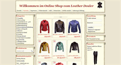 Desktop Screenshot of leather-dealer.com